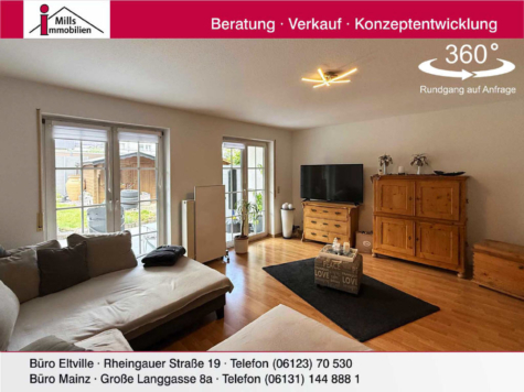 Echte Hausalternative: Schöne Maisonette-Wohnung mit eigenem Garten in guter Lage von Dexheim, 55278 Dexheim, Maisonettewohnung
