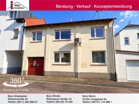 Preiswertes charmantes Einfamilienhaus in guter Lage von Geisenheim, 65366 Geisenheim, Einfamilienhaus