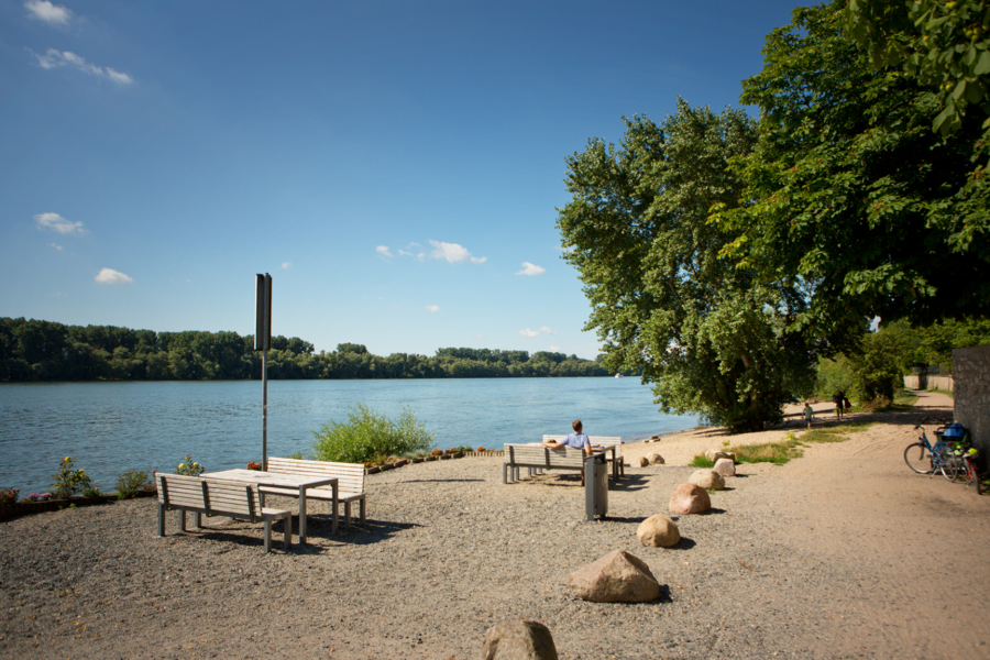 Strand in 100m Entfernung