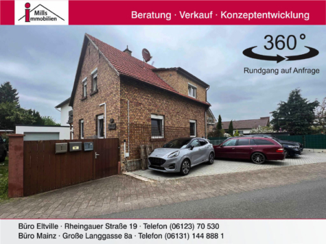**2 Häuser zum Preis von Einem + schöner Garten** in ruhiger Lage von Grolsheim, 55459 Grolsheim, Mehrfamilienhaus