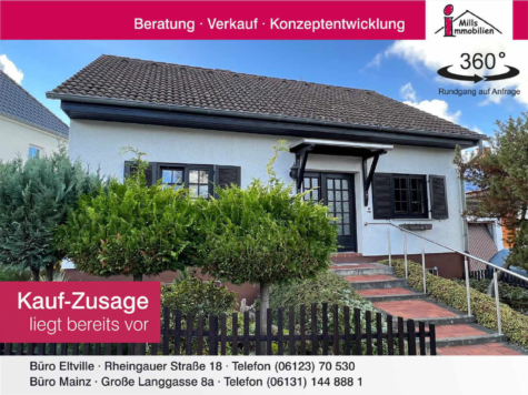 Hübsches, freistehendes 1-2 Familienhaus mit traumhaftem Garten in guter Lage, 55283 Nierstein, Einfamilienhaus