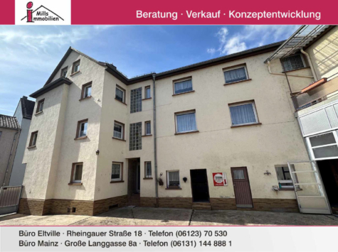 Großes Mehrfamilienhaus in zentraler Lage vielseitig nutzbar – auch zum Wohnen und Arbeiten, 55130 Mainz, Mehrfamilienhaus