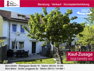 Modernes Einfamilienhaus mit sonniger Terrasse und kleinem Garten in top Lage von Bodenheim, 55294 Bodenheim, Reihenhaus