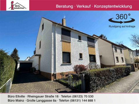 Großes freistehendes 3-Parteienhaus mit traumhaftem Grundstück, 55129 Mainz, Mehrfamilienhaus