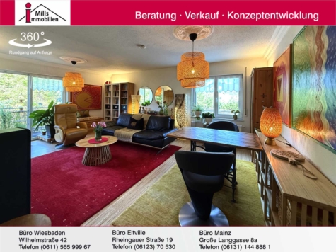 Attraktive und großzügige Eigentumswohnung mit 2 Balkonen in guter Wohnlage, 55545 Bad-Kreuznach, Etagenwohnung