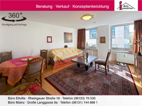 Mitten in der Mainzer Innenstadt Sonnige, gepflegte Eigentumswohnung mit Balkon, 55116 Mainz, Wohnung