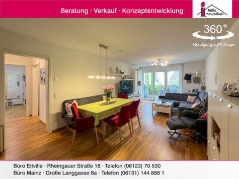 Neuwertige Eigentumswohnung mit schönem Balkon und Aufzug in ruhiger Lage von Ober-Olm, 55270 Ober-Olm, Etagenwohnung