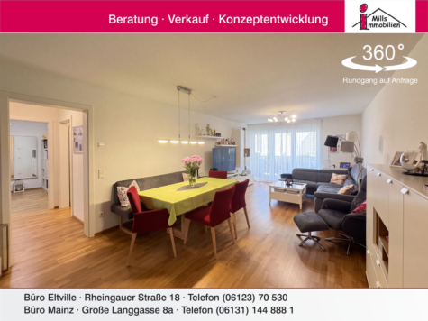 Neuwertige Eigentumswohnung mit schönem Balkon und Aufzug in ruhiger Lage von Ober-Olm, 55270 Ober-Olm, Etagenwohnung