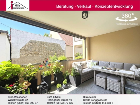 Neuwertige Eigentumswohnung mit schönem Balkon und Aufzug in ruhiger Lage von Ober-Olm, 55270 Ober-Olm, Etagenwohnung