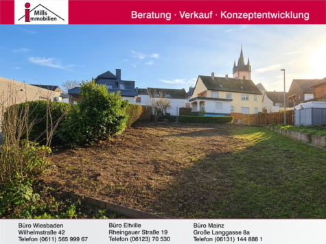 Schönes Baugrundstück teilweise mit Fernblick in schöner Wohnlage von Eltville-Rauenthal, 65345 Eltville am Rhein, Grundstück gemischt genutzt