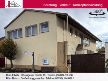 Großes, vielseitig nutzbares Wohnhaus mit ebenerdig anfahrbarer Halle, 55291 Saulheim, Einfamilienhaus