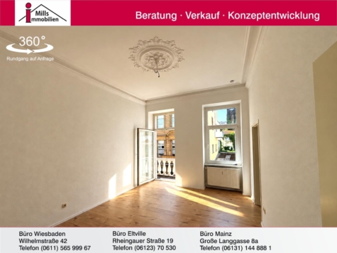 Mitten in der Mainzer Altstadt: Stilvolle 2 ZKB-Eigentumswohnung mit Balkon, 55116 Mainz, Etagenwohnung
