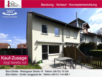 Attraktives Einfamilienhaus mit einladendem Garten in 1-A-Lage von Nackenheim, 55299 Nackenheim, Reiheneckhaus