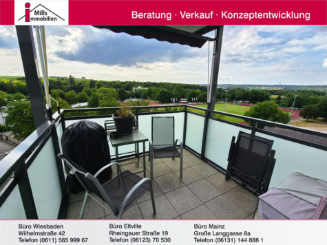 Moderne 3 ZKB-Wohnung mit Sonnenbalkon in zentraler Lage von Nieder-Olm, 55268 Nieder-Olm, Etagenwohnung