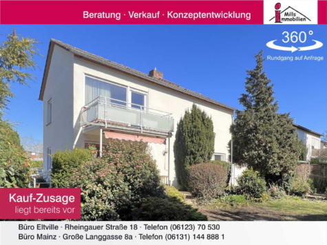 Ideales, freistehendes Einfamilienhaus auf traumhaftem Grundstück, 55120 Mainz, Einfamilienhaus
