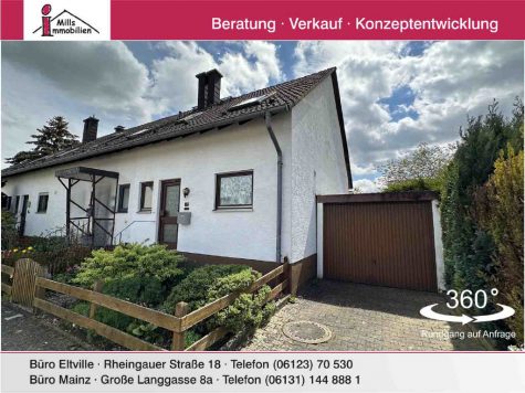 Schönes Einfamilienhaus mit Garten und Terrasse in Top-Lage von Mainz-Ebersheim, 55129 Mainz, Reiheneckhaus