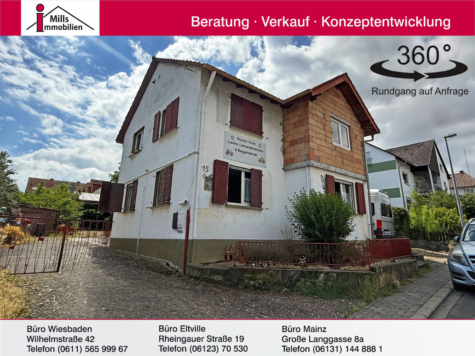 Essenheim: Freistehendes, großes 1-2 Familienhaus, 55270 Essenheim, Einfamilienhaus
