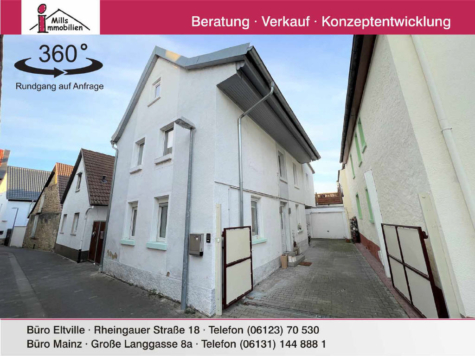 Liebevoll gestaltetes Einfamilienhaus mit Dachterrasse im ruhigen Ortskern von Gau-Bickelheim, 55599 Gau-Bickelheim, Reihenhaus