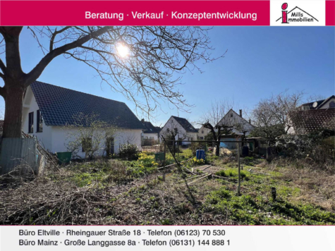 Traumhaftes Baugrundstück mit hübschen Einfamilienhaus, 55296 Harxheim, Wohngrundstück