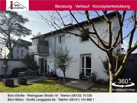 Modernes, großzügiges 1-2 Familienhaus mit schöner Terrasse und Garten, 65346 Eltville am Rhein, Einfamilienhaus