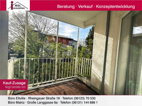 Wiesbaden Nähe Kurpark: Charmante 2 ZKB mit Aufzug und Balkon in zentraler und ruhiger Lage, 65189 Wiesbaden, Wohnung