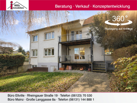 Repräsentatives freistehendes 1-2 Familienhaus mit außergewöhnlich viel Platz, 64331 Weiterstadt, Einfamilienhaus