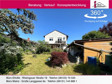 Freistehendes Einfamilienhaus mit großem Grundstück in schöner Wohnlage von Gensingen, 55457 Gensingen, Einfamilienhaus