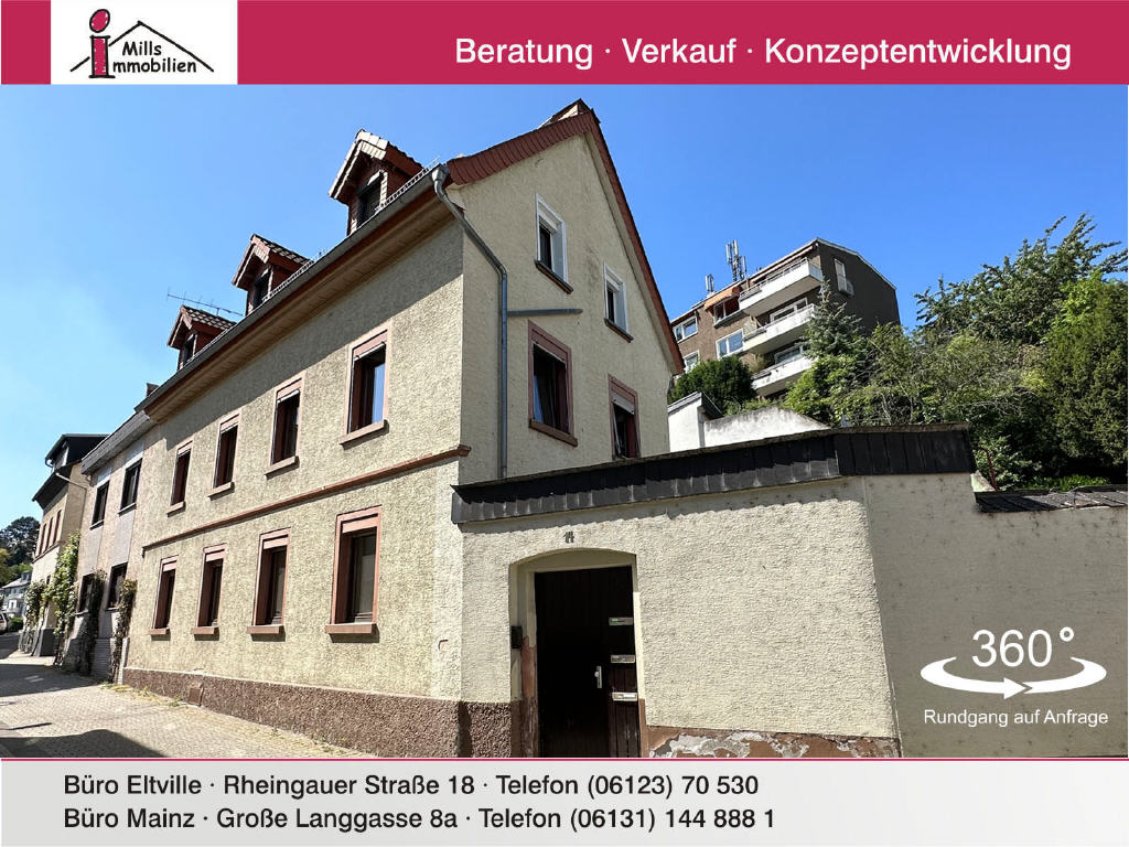 Kleines Mehrfamilienhaus in ruhiger Seitenstraße, 55130 Mainz, Einfamilienhaus