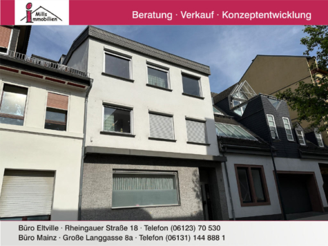 Stadthaus mit ehemaligen Praxisräumen – Große Maisonette-Wohnung mit luftiger Dachterrasse, 55411 Bingen am Rhein, Einfamilienhaus