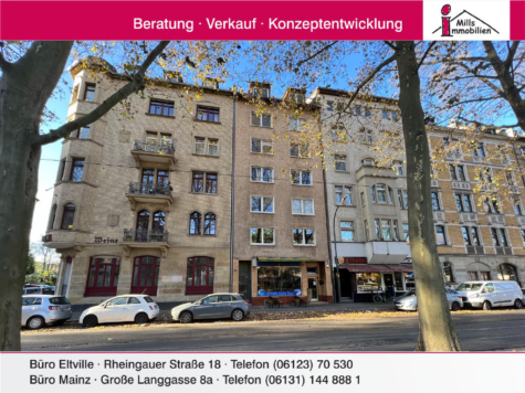 Großes 7- Parteienhaus in Top-Lage der Mainzer Neustadt Erstklassige Kapitalanlage mit ideal geschnittenen Wohnungen, 55118 Mainz, Mehrfamilienhaus
