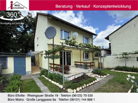 Hübsches Einfamilienhaus mit Terrasse und Garten, 55130 Mainz, Einfamilienhaus