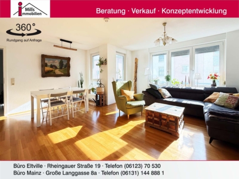 Moderne Eigentumswohnung mit Südwest-Balkon in Top-Lage der Mainzer Neustadt, 55118 Mainz, Etagenwohnung