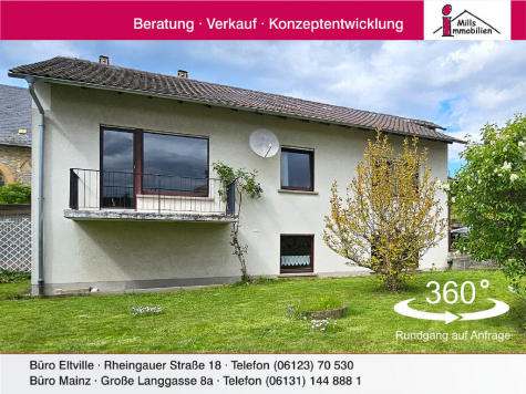 Freistehendes Einfamilienhaus mit Balkon und Garten, 55444 Schweppenhausen, Einfamilienhaus