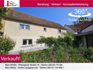 Charmante Hofreite mit Innenhof, Scheune und Garten, 55291 Saulheim, Einfamilienhaus