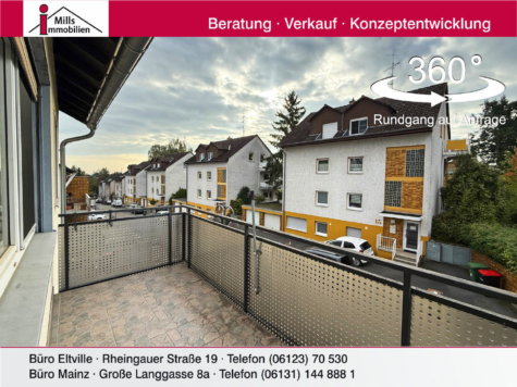 Attraktive 3 ZKB-Wohnung mit Balkon in naturnaher Lage, 55126 Mainz, Wohnung