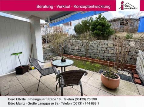 Tolle Erdgeschosswohnung mit Balkon, Terrasse und kl. Garten in ruhiger Lage von Taunusstein, 65232 Taunusstein, Wohnung